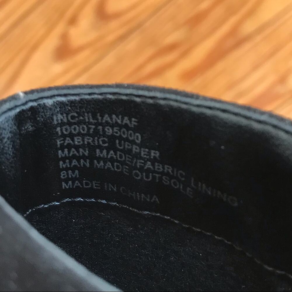 I.N.C Studded Ankle Boot Black - Picture 6 of 8